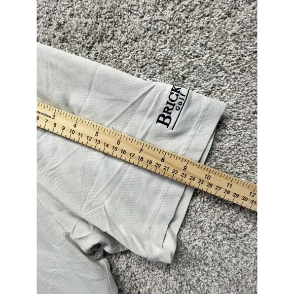 Travis Mathew Mens Polo Shirt Golf X-Large Off-White Pima Cotton Blend Brickyard - Picture 8 of 11